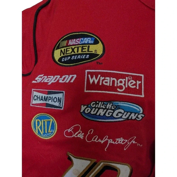 Vintage NASCAR Racing Jacket Size Small Dale Earnhardt Jr. Y2K - Picture 4 of 12